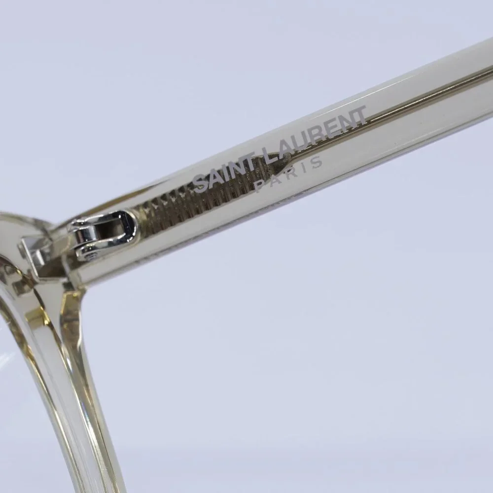 🕶️ New Saint Laurent SL481 003 Eyeglasses - Transparent Yellow Frame 55mm